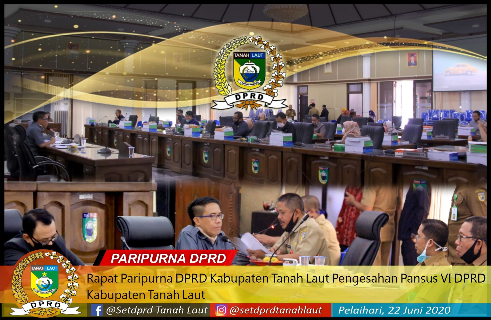 Rapat Paripurna DPRD Kabupaten Tanah Laut