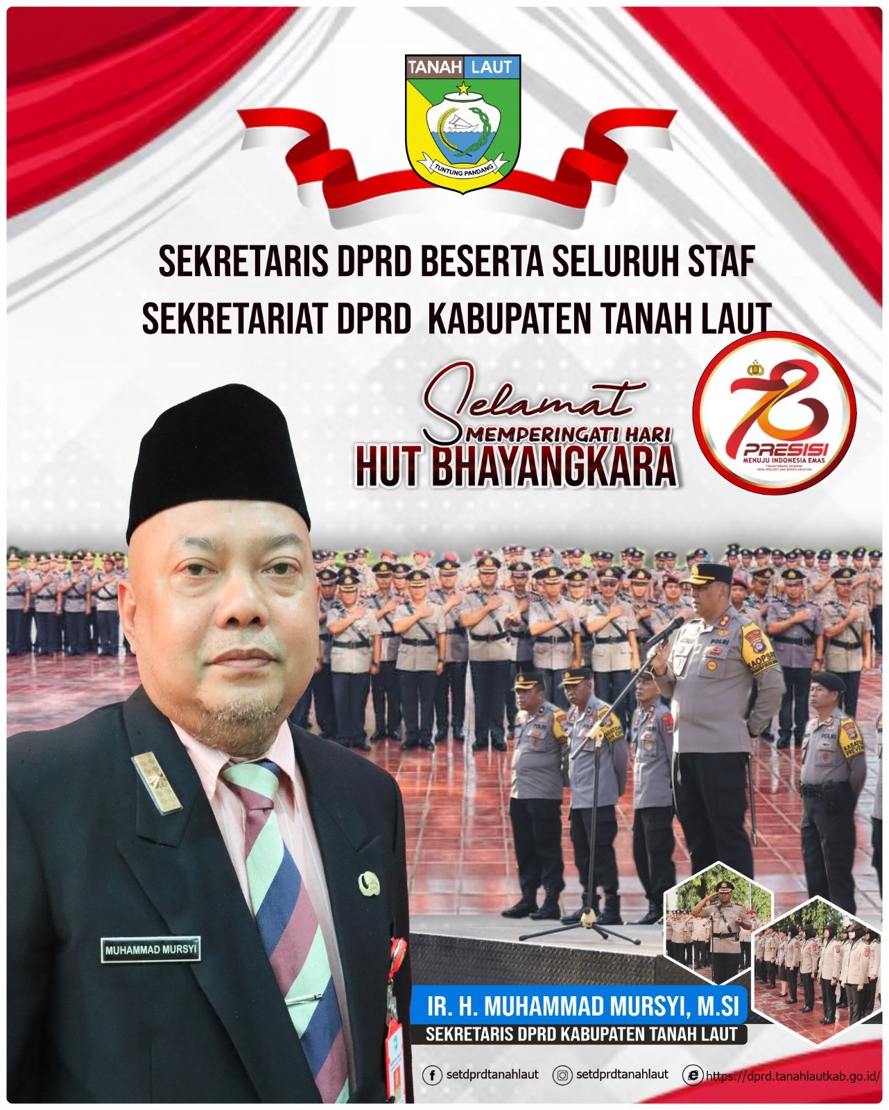 SELAMAT MEMPERINGATI HARI HUT BHAYANGKARA KE 78